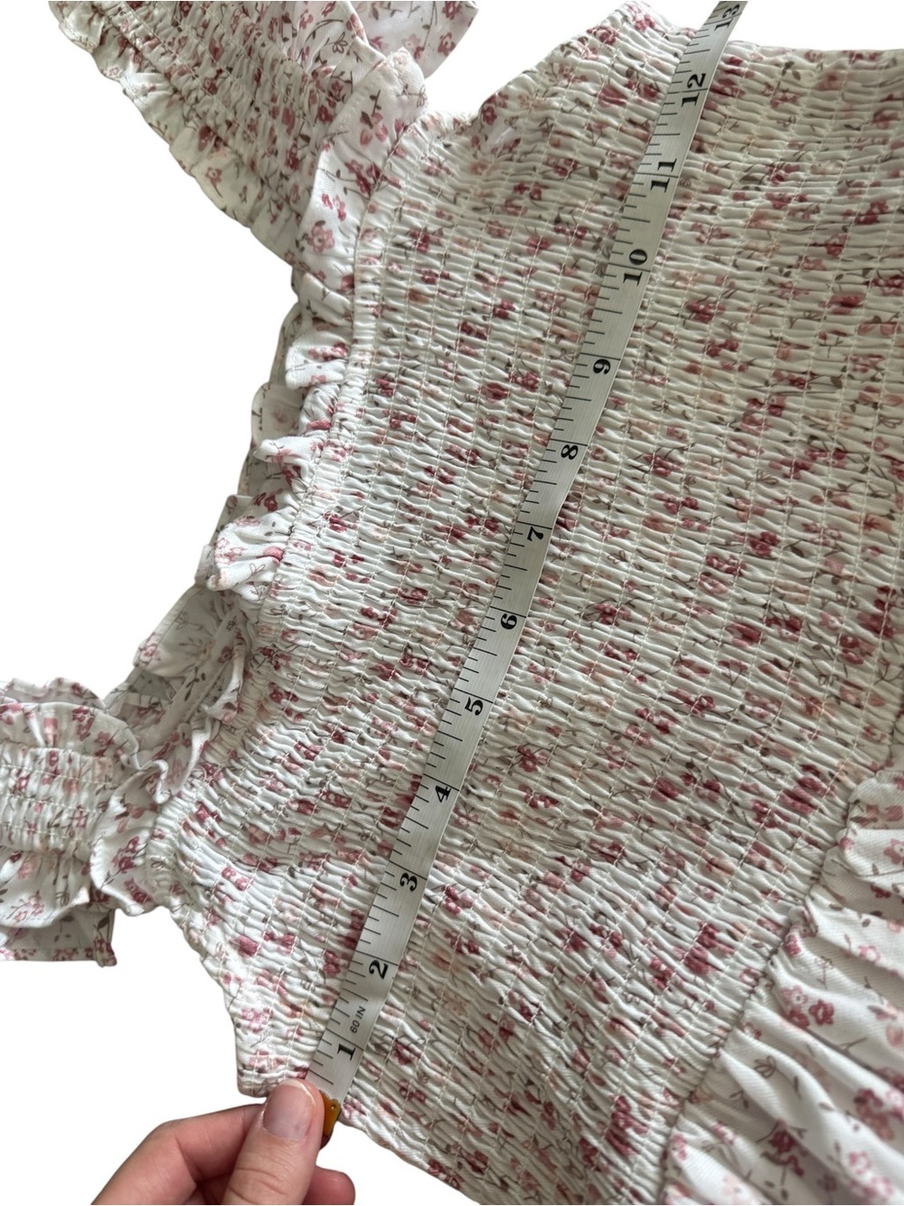 Petite Plume Women's Twill Margaux Dress Dorset Cotton Ditsy Floral S - Picture 11 of 15
